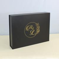 Buy cheap Custom Luxury Packaging Box Custom Logo Printing Black Rigid Magnetic Gift Boxes product