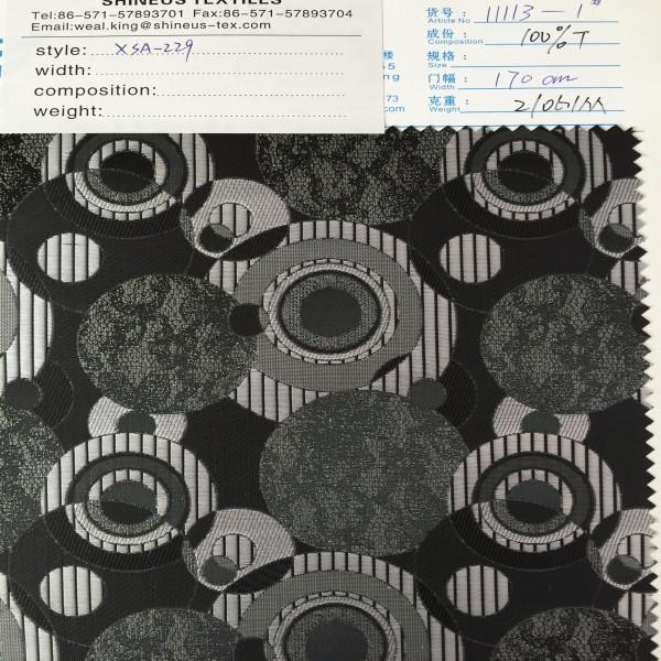 Buy cheap polyester jacquard fabric for ladieswear from wholesalers