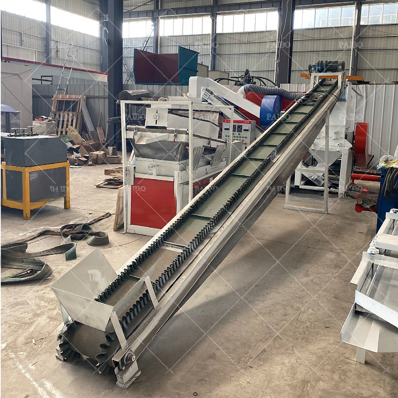 40.7kW Cable Wire Scrap Shredding in Waste Communication Cable Copper Wire Recycling Plant