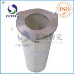 Three Lugs Industry Pleated Filter Cartridge For 9.4 M2 Filtering Area