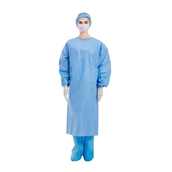 Buy cheap antistatic Unisex SMS Disposable Surgical Gown For Hospital from wholesalers