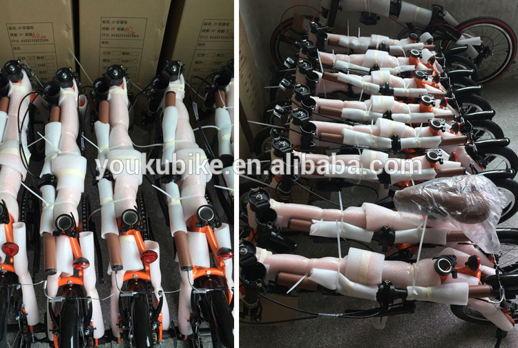 Foldable 27 Speed 14 Inch Carbon Steel Frame Bike