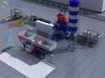 Casting Concrete Flagstone Veneer Machine Road Edge Stone Production Line
