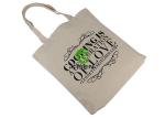 Recycled Natural Cotton Canvas Shopping Bags Mini Size Tote Type OEM Accepted