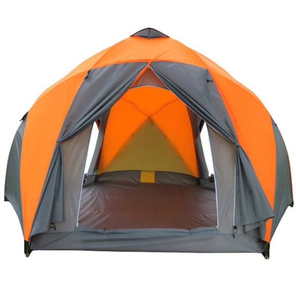 Double Layer 3 Doors Camping Tent Waterproof 8 to 10 Person Big Camping Tent