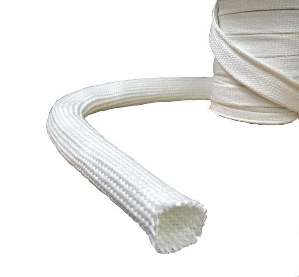 Buy cheap Silicone Coated Fiberglass Sleeve Abrasion Protection No Cracks from wholesalers