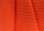 Buy cheap Fluorescent Conductive Fabric Stripe Anti Static Knitted 99% Polyester 1% AS from wholesalers