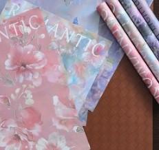 Buy cheap High end Sicilian oil painting style flower wrapping paper from wholesalers