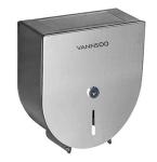 SS Single Jumbo Roll Toilet Paper Dispenser Commercial Toilet Roll Holder Wall