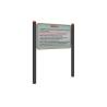 Buy cheap Top Outdoor Fitness Equipment Outdoor Gym Equipment for Park Sign Board for Fitness from wholesalers