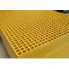 Buy cheap Yellow Green Fiberglass Solar Rooftop Walkway 1220*3660mm 1220*2440mm FRP Floor Gratings from wholesalers