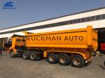 Hyva Lifting Tippe Semi Bottom Dump Trailers For Construction Material Transit