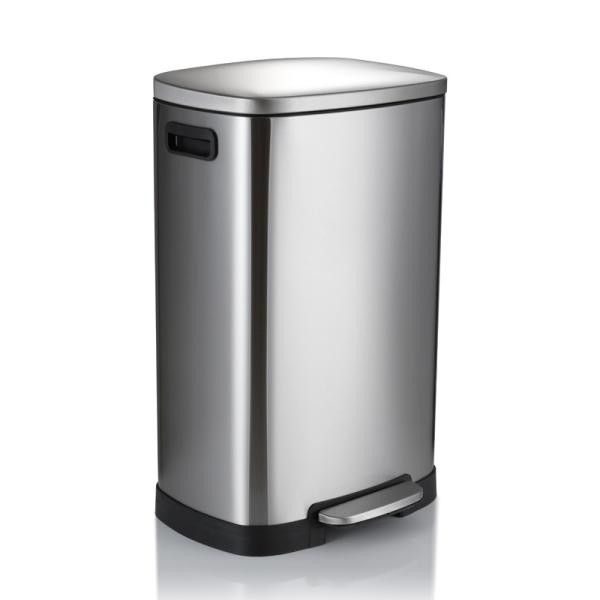 Buy cheap 13 Gallon Square Stainless Steel Trash Can for Bathroom, Kitchen, Process Room, Office, Garage Detachable Lined Bin from wholesalers
