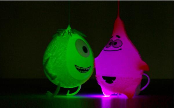 Buy cheap Beholder cartoon soft plush ball luminous fragrance pressure vent toy ball from wholesalers