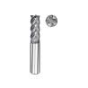 Buy cheap Solid Tungsten Carbide Cutting End Mills for Steel 4 Flute Coated from wholesalers