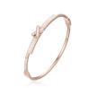 Buy cheap X Letter Full Rhinestone Luxury Gold Bangles Stainless 14k Gold Snap Bracelet from wholesalers