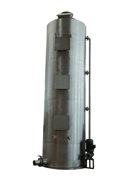 Buy cheap 5000mm Height Acid Rain Scrubber , 3kw Gas Scrubbing Tower from wholesalers