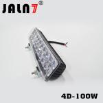 Led Work Light JALN7 100W 4D Lens Car Driving Lights Fog Light Off Road Lamp Car