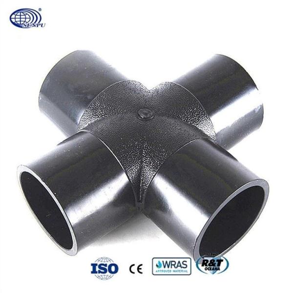 Buy cheap Black 4 Way Cross Pipe Fitting PN16 PN12.5 Corrosion Resistant from wholesalers