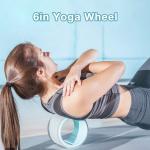 TPE yoga pilates circle , Yoga Fitness Roller Wheel Back Training Tool