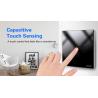 Buy cheap UBARO 1gang Tempered Glass Touch Switch Panel 86*86mm 100-240VAC Input from wholesalers