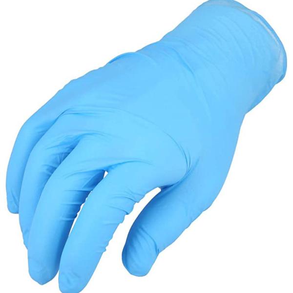 Buy cheap EN455 Disposable Nitrile Examination Glove Powder Free X S M ize from wholesalers