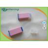 Buy cheap Medical 28G Pink Colour Sterile Auto Pressure Activated Safety Blood Lancet Asepsis Blood Sample Collecting Needle from wholesalers