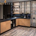Artcheer Classic Wood Kitchen Cabinet Modern Design with E0 Grade Particleboard