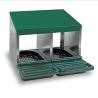 Buy cheap 2 Compartment Rollaway Chicken Nesting Box in Galvanized Sheet Metal Egg Box Red from wholesalers