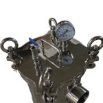 Energy Mining 0.6um 316L Top Inlet Bag Filter Housing for Water Treatment 62KG