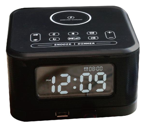 Buy cheap Wireless Charging Hotel Alarm Clock Electric Radio Alarm Clock 10M 65dB from wholesalers