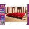 Buy cheap Varnished Upholstered Beech Plywood Church Hall Chairs / Movie Theater Seats from wholesalers