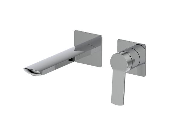Buy cheap 2 Hole Single Lever Mixer Tap Flush Mounted For Wash Bowls from wholesalers