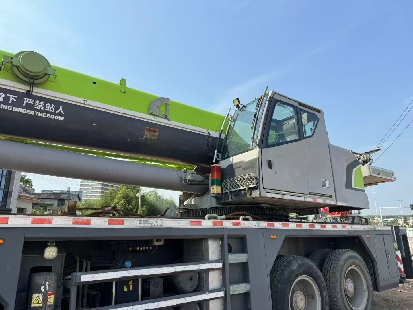 Original Situation Mobile Truck Crane For Sale 80 Tons Used Good Car