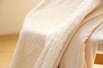 Micro Plush Double Sided Faux Fur Blanket , Super Soft Fake Fur Throw Blanket