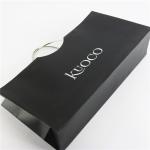 SGS Personalized Paper Bags Custom Printed Black Luxury Paper Gift Bags With