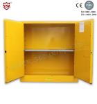 Liquid Safety Flammable Storage Cabinet Yellow Powder Coated 18 Gauge Steel
