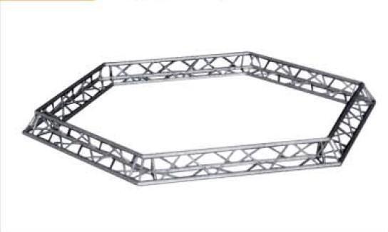Buy cheap Hexagonal Truss Silver For Lighting Stage Truss / Steel Roof Truss from wholesalers