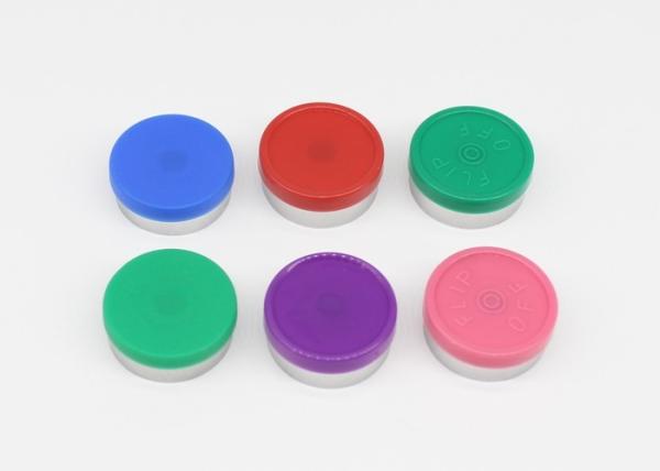 Buy cheap 20mm Flip Off Caps Aluminum Plastic Material For Cosmetic / Medicinal from wholesalers