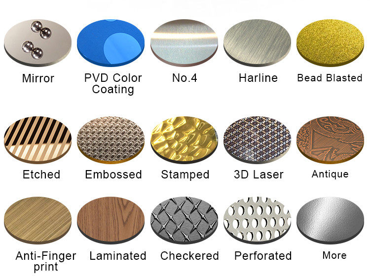 8K Polishing Golden SS Sheet 201 304 Grade Stainless Steel 316 Sheet