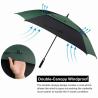 Buy cheap extra large Wind Proof Double Canopy Umbrella , Durable Square Golf Umbrella EVA Handle from wholesalers