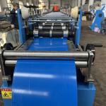 Galvanized Steel Roof Tile Ridge Cap Roll Forming Machine Metal Roof Making