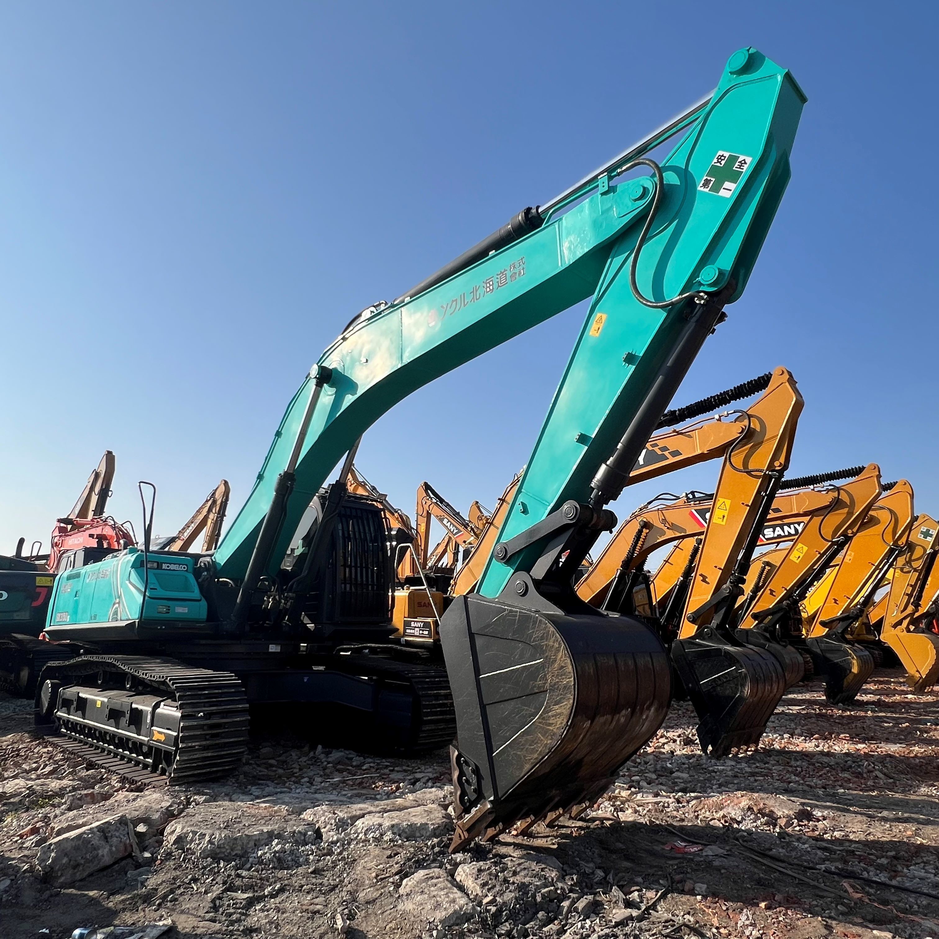 Top Brand Used Nearly New Japan Excavators Kobelco SK350 Digger Machine