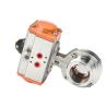Buy cheap Low Temperature DN25 1 inch Tri Clamp Pneumatic Actuated Sanitary Butterfly Valve from wholesalers