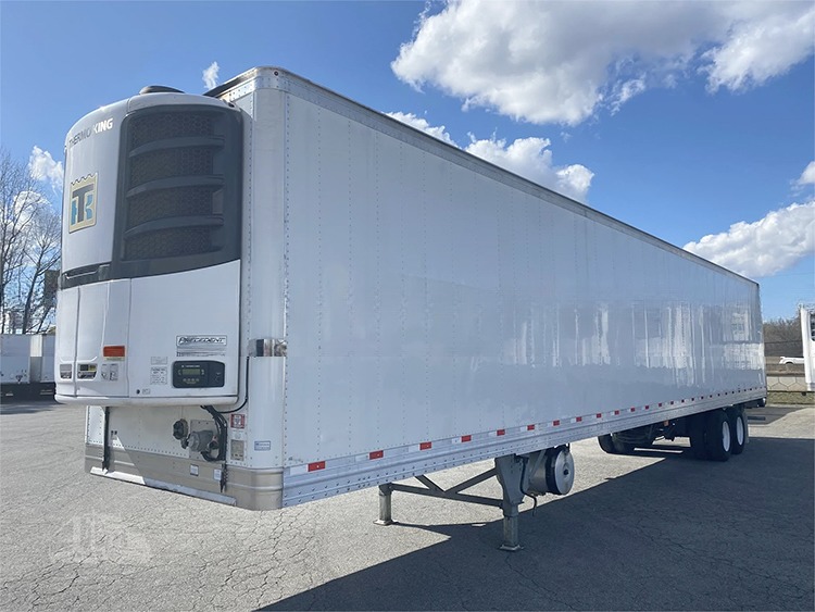 Semi-Trailer Truck 2 Axles 8 Wheels 40ft 48ft 53ft Flatbed 12R22.5 Tyre Insulated Van Reefer Steel Iron Material TS16949 Certificate