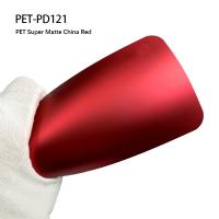 Buy cheap PET-PD121 PET Matte China Red Color Changing Wrap Film for Car product