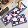 Buy cheap Plant Flower Printing Kitchen Floor Mats Non Slip 40*60mm Rectangle from wholesalers