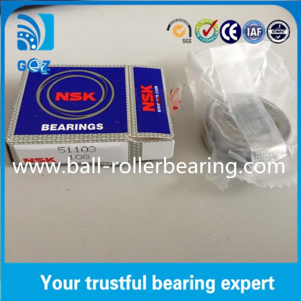 Buy cheap OD 30mm Teel Cage Ball Thrust Bearings 51103 Heavy Load ISO9001 Certification from wholesalers