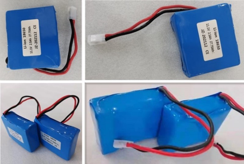 High Disharge Battery Pack 3S1P 18650 2500mAh 8C 11.1V Batteries For Medical Device