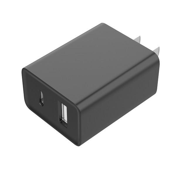 Buy cheap USB A USB C Fixed Plug FCC 5V3.4A American Charger Adapter from wholesalers